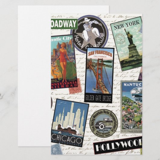 modern vintage travel USA (Front/Back)