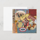 modern vintage western cowgirl (Front/Back)