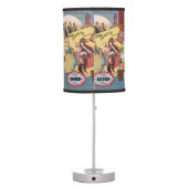 modern vintage western cowgirl table lamp (Back)
