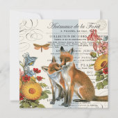 Modern vintage woodland fox (Front)