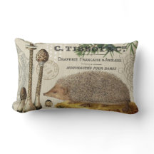 modern vintage woodland hedgehog