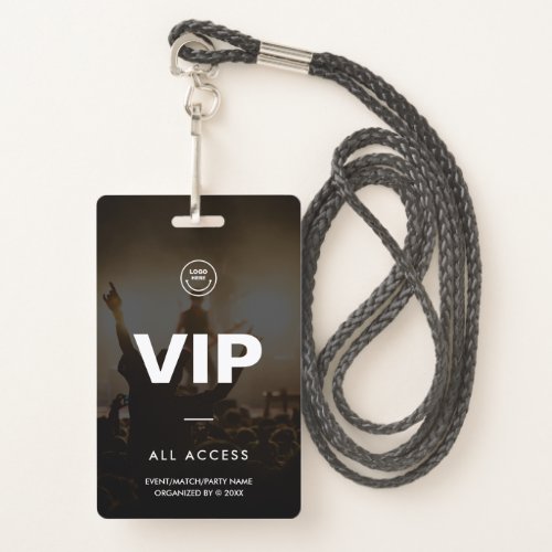 Modern VIP All Access Event Concert Match Party Badge
