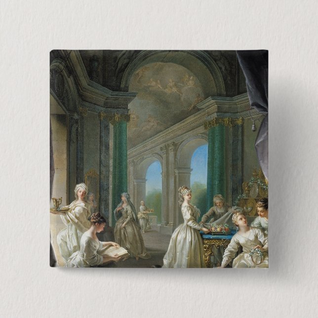 Modern Virgins, 1728 Button (Front)