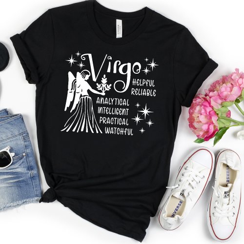 Modern Virgo Zodiac Horoscope  T_Shirt