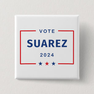 Modern Vote Francis Suarez 2024 Stars Box Button