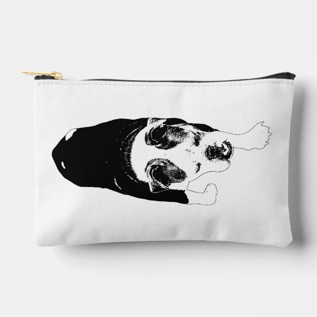 Modern Walk Dog Energizes Seasonal Travel Care Accessory Pouch (Front)