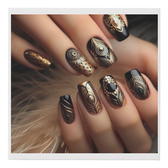 Modern Wall Art for Nail Art & Bags (Front)