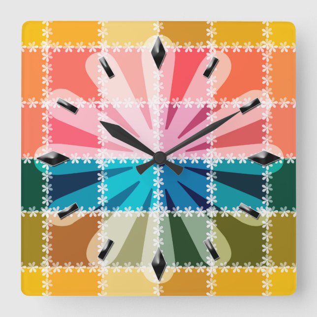 Modern wall clock design . (Front)