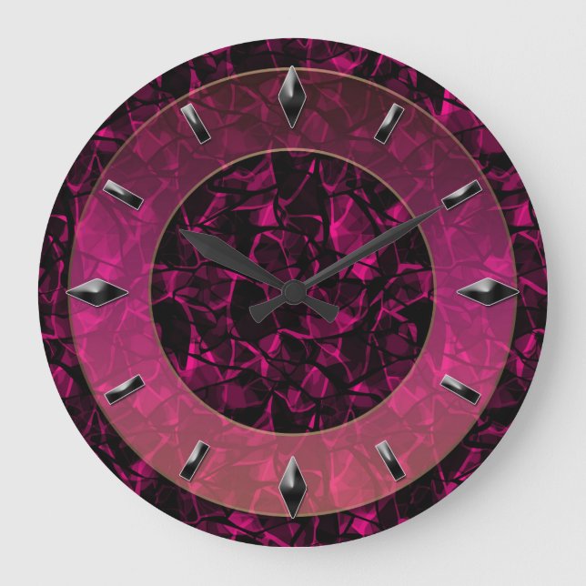 Modern wall clock design . (Front)