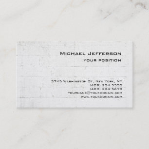 Modern Wall Unique Trendy Custom Business Card