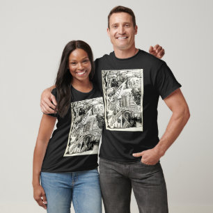"Modern Warfare" ink drawing Basic T-shirt