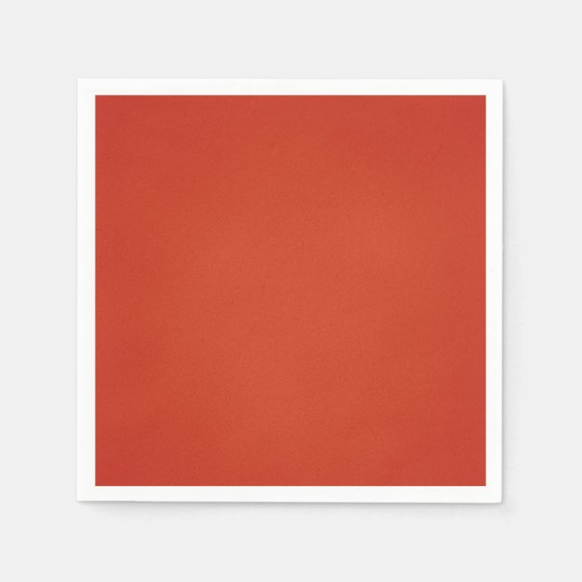 Modern Warm Red Grainy Texture Napkins (Front)