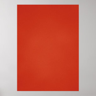 Modern Warm Red Grainy Texture Poster