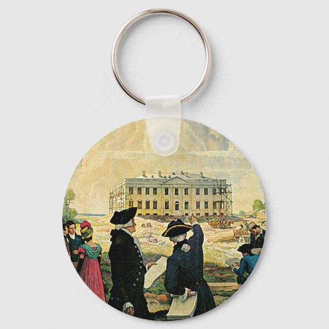 Modern Washington Keychain (Front)
