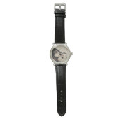 Modern Watch with Vintage Japanese Art Image (Flat)