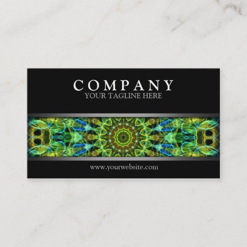 Modern Watching You Mandala Business Card