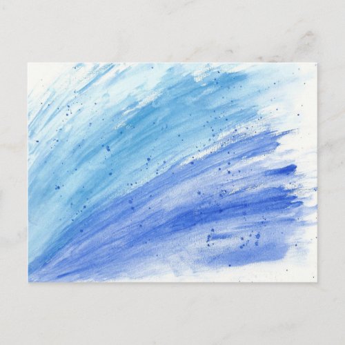 Modern Water Color Splash Postcards