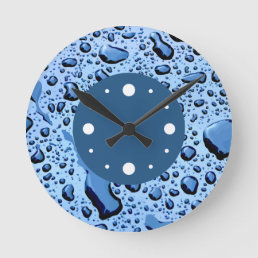 Modern Water Drops Bathroom Wall Clocks