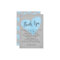 Modern Watercolor Blue Heart Boy Baby Shower