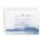Modern Watercolor | Blue Horizontal Save The Date
