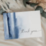 Modern Watercolor | Blue Thank You Card