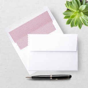 Modern Watercolor Bright Pink Floral Wedding Envelope Liner