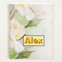 Modern Watercolor colorful Flowers & personalize