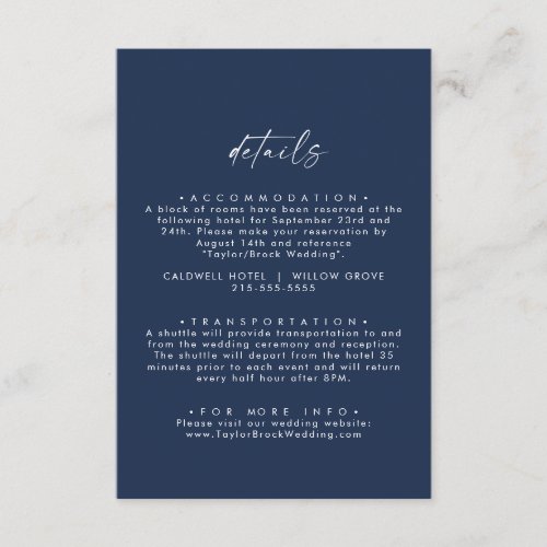 Modern Watercolor Coordinate | Blue Wedding Detail