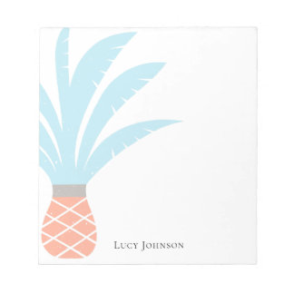 Modern Watercolor Elegant Stylish Tropical Notepad