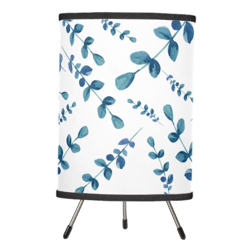 Modern Watercolor Eucalyptus Leaves Stylish Lamp