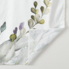 Modern Watercolor Eucalyptus Photo Booth Backdrop