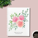 Modern Watercolor Floral Appointments  Planner<br><div class="desc">This floral appointments planner is decorated with a watercolor bouquet of roses and foliage in shades of pink, coral, and green. Easily customizable. Use the Design Tool to change the text size, style, or color. As we create our artwork you won't find this exact image from other designers. Original Watercolor...</div>