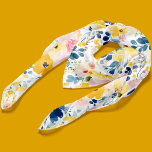 Modern Watercolor Floral Pattern Scarf<br><div class="desc">Beautiful watercolor style illustration.</div>