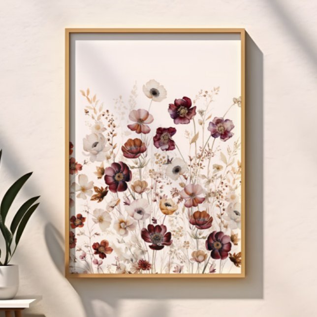 Modern Watercolor Floral Poster (Creator Uploaded)