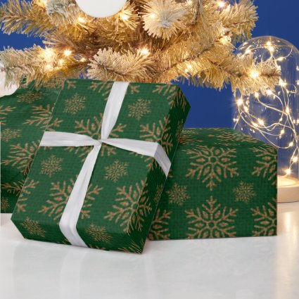 Modern Watercolor Golden Christmas Holly Green