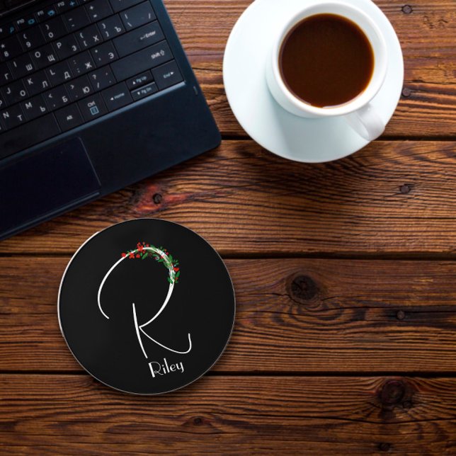 Modern watercolor initial name R Wireless Charger (Creator Uploaded)