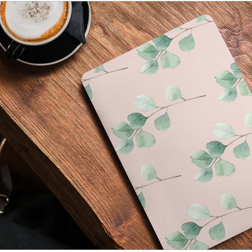 Modern Watercolor Leaves Pattern  HP Laptop Skin