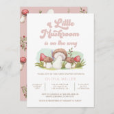 EDITABLE Mushroom Baby Shower Invitations, Mushroom Virtual Baby Shower,  Social Distance Theme Idea Mushroom Instant Download Digital MM (Instant  Download) 