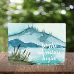 Modern Watercolor Nature Let's The Adventure Begin Photo Block<br><div class="desc">Modern Watercolor Nature Let's The Adventure Begin</div>