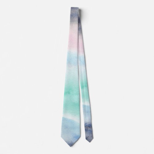 Modern Watercolor Neck Tie