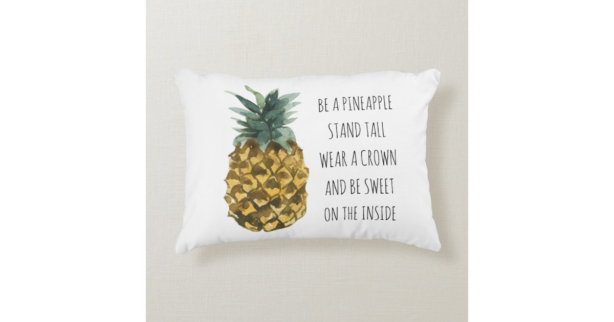 Be a Pineapple Stand Tall, Wear a Crown and Be Sweet on the Inside  Pineapple Multi-Colored Wood Cutting Board