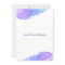 Modern Watercolor Purple Blue Star BAT MITZVAH