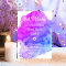 Modern Watercolor Purple Blue Star BAT MITZVAH