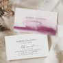 Modern Watercolor | Red Business Card