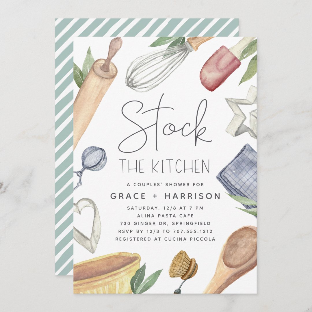 Modern Watercolor Stock The Kitchen Couples Shower Invitation R2380f22d9ce942739b847908b0ad64fa U7nla 1080 