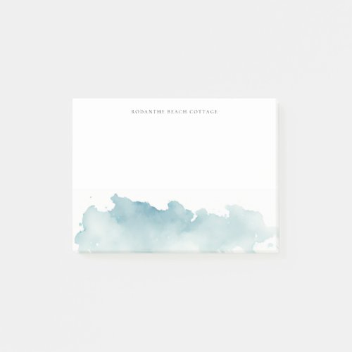 Modern Watercolor waves Notepad