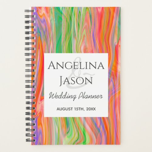 Modern Watercolor Wedding Planner