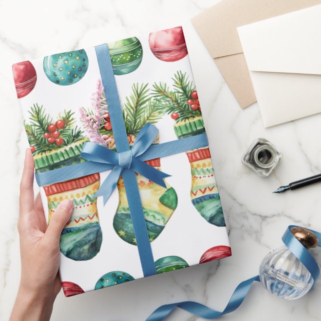 Modern Watercolor  Wrapping Paper (Gifting)