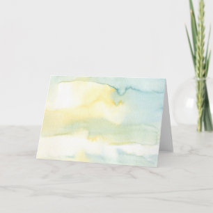 Modern Watercolour Painting Art Greetings Card