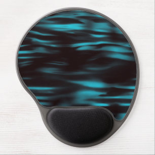 Modern Waves Abstract Gel Mouse Pad